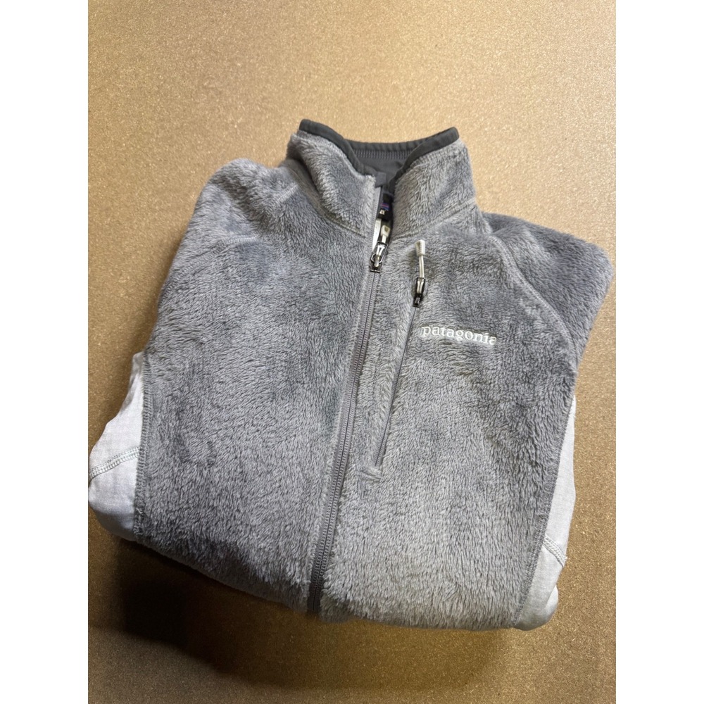 Patagonia Women's Fleece Jacket R1 Grey Zip Up Outdoor Adventure Size S